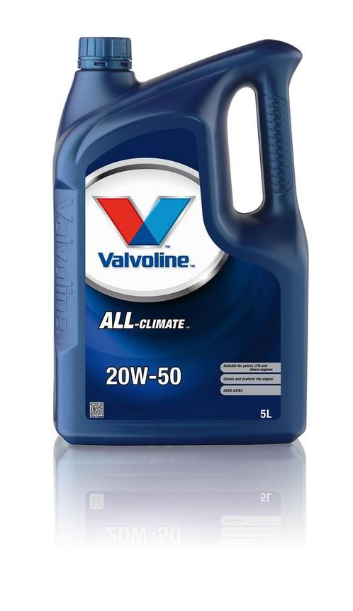 Valvoline all climate sae 20w 50 5 liter, can, Zakelijke goederen, Machines en Bouw | Onderhoud en Reiniging, Verzenden