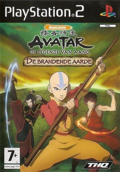 Avatar de Legende van Aang de Brandende Aarde (PS2 Games), Spelcomputers en Games, Games | Sony PlayStation 2, Zo goed als nieuw