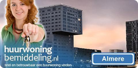 Almere-Europakwartier, 3 kamer woning, 76 m2 (€ 1350,- p/m), Huizen en Kamers, Huizen te huur, Appartement