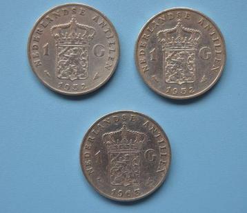 Nederlandse Antillen Gulden zilver (diverse jaren)