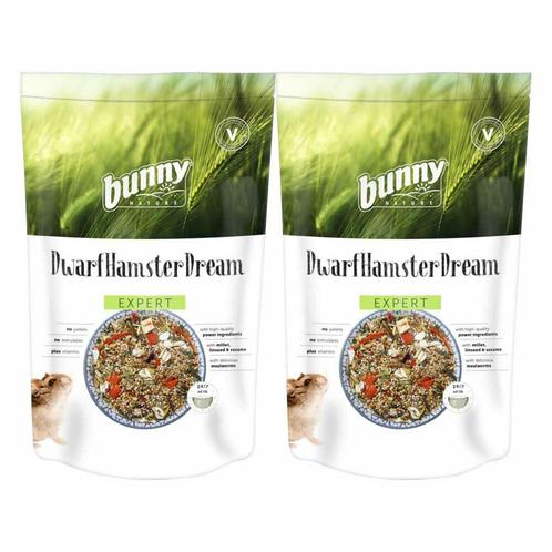 2x Bunny Nature Dwerghamsterdroom Expert 500 gr, Dieren en Toebehoren, Dierenvoeding, Verzenden
