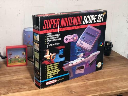 Super Nintendo Starter Pack - Scope Set [Complete], Spelcomputers en Games, Spelcomputers | Nintendo Super NES, Zo goed als nieuw