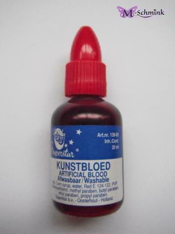 ACTIE Kunstbloed 20ml (stollend) nep bloed schmink halloween