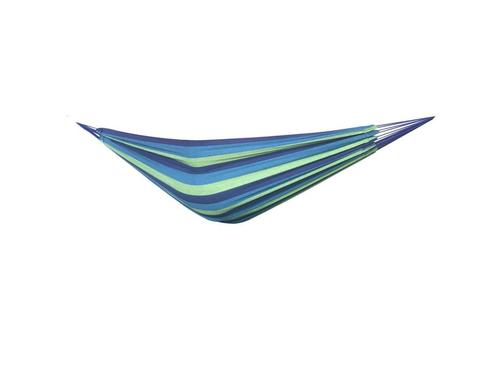 Hangmat - 200x150 cm - polyester/katoen - groen, Tuin en Terras, Hangmatten, Nieuw, Ophalen of Verzenden