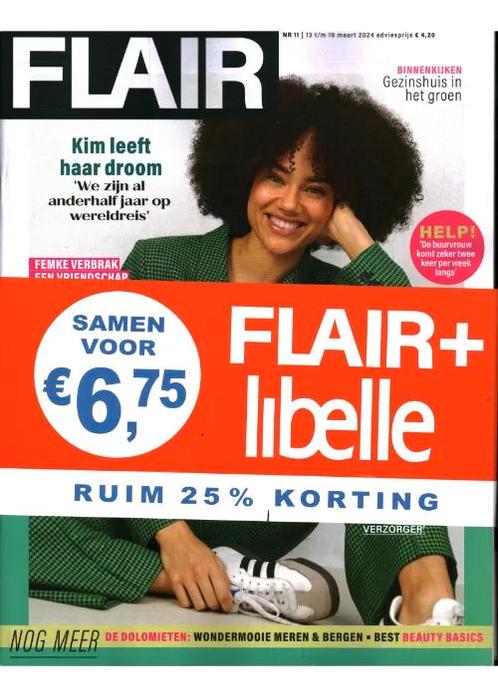Pakket Flair + Libelle - 13 2024, Boeken, Tijdschriften en Kranten, Gossip of Showbizz, Nieuw, Verzenden