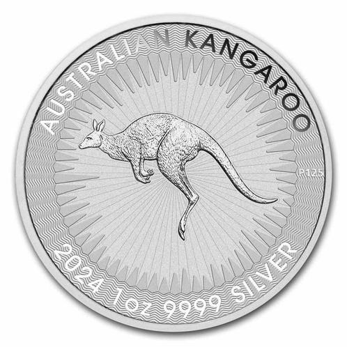 Kangaroo 1 oz 2024, Postzegels en Munten, Munten | Oceanië, Losse munt, Zilver, Verzenden