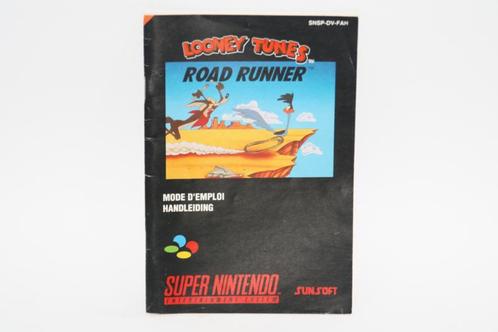 Looney Tunes Road Runner Manual Only (FAH), Spelcomputers en Games, Games | Nintendo Super NES, Gebruikt, Ophalen of Verzenden