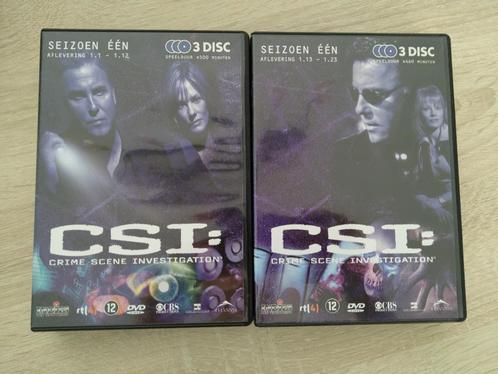 DVD TV Serie - CSI - Seizoen 1 - Compleet - 1.1 - 1.23, Cd's en Dvd's, Dvd's | Tv en Series, Gebruikt, Actie en Avontuur, Vanaf 12 jaar