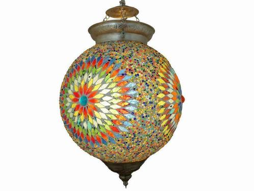 Nieuw Hanglamp Mozaiek  Oosterse Lamp Bollamp Lampen Sale, Huis en Inrichting, Lampen | Hanglampen, Nieuw, Glas, Metaal, Ophalen of Verzenden