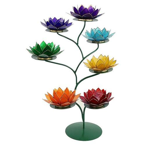 Chakra Lotus Display Groen, Huis en Inrichting, Lampen | Overige, Nieuw, Verzenden