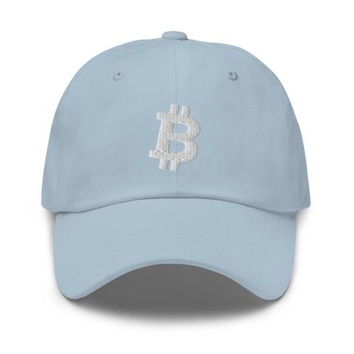 Bitcoin Petje - Wit Kleurig Geborduurd Bitcoin Symbool, Kleding | Dames, Hoeden en Petten, Pet, Nieuw, One size fits all, Verzenden