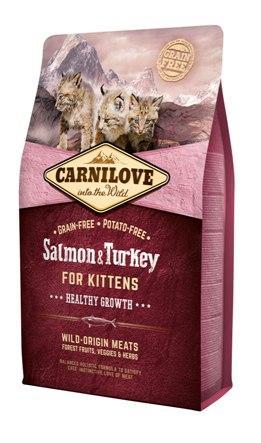 Carnilove Kitten Zalm & Kalkoen 400 gr., Dieren en Toebehoren, Dierenvoeding, Ophalen of Verzenden