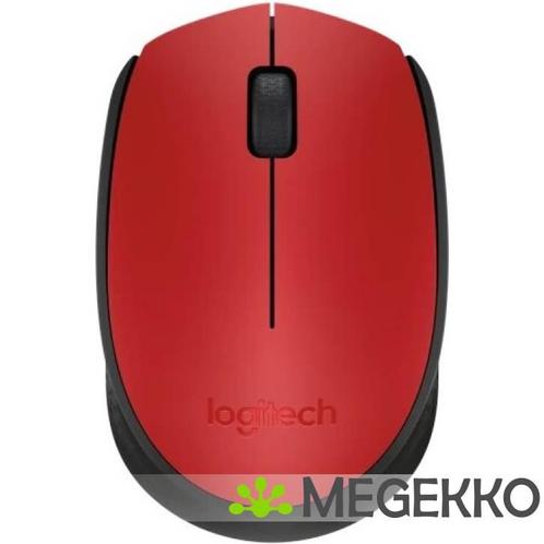 Logitech Mouse M171 Rood, Computers en Software, Muizen, Nieuw, Verzenden