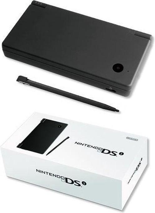 Nintendo DSi Zwart in Doos (Nette Staat & Krasvrije Scher..., Spelcomputers en Games, Spelcomputers | Nintendo DS, Zo goed als nieuw