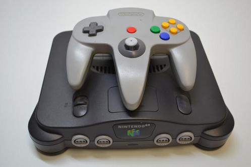 Nintendo 64 USA  (charcoal Grey), Spelcomputers en Games, Spelcomputers | Nintendo 64, Zo goed als nieuw, Verzenden