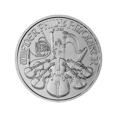 1 troy ounce zilveren Philharmoniker munten (per 20 stuks), Postzegels en Munten, Edelmetalen en Baren, Zilver