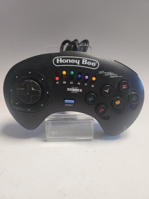 Honey Bee SG-18 Zwarte Controller SNES, Spelcomputers en Games, Games | Nintendo Super NES, Ophalen of Verzenden