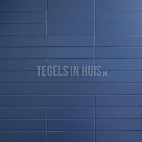 Wandtegel costa nova blauw banyan mat 5x20 ideaal voor, Doe-het-zelf en Verbouw, Tegels, Wandtegels, Nieuw, 10 m² of meer, Keramiek