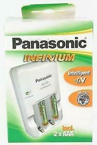 Panasonic Infinium Batterij Oplader inclusief 2x AAA, Hobby en Vrije tijd, Elektronica-componenten, Nieuw, Ophalen of Verzenden