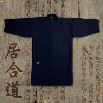 TONBO iaido gi ANRAKU, navy blue (rayon-polyester)