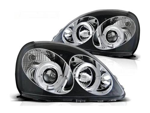 Angel Eyes koplampen Black geschikt voor Toyota Yaris, Auto-onderdelen, Verlichting, Nieuw, Toyota, Verzenden