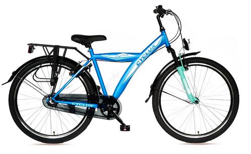 Cyclux Astro  Jongensfiets 26 Inch N3 Zwart Blauw, Fietsen en Brommers, Fietsen | Jongens, Nieuw, Ophalen of Verzenden