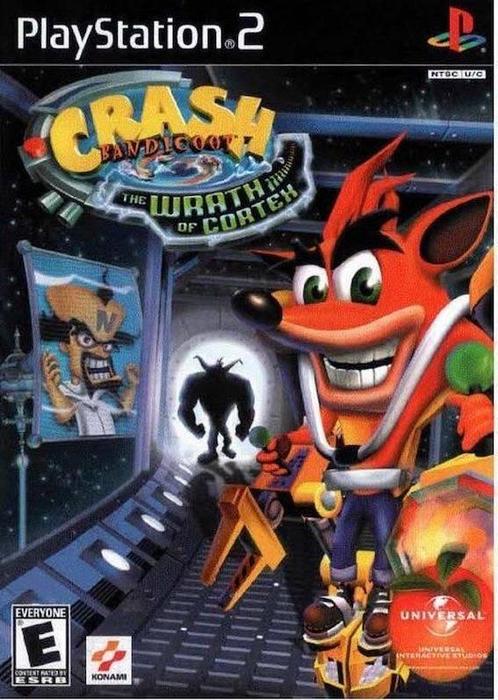 Crash Bandicoot de Wraak van Cortex (Buitenlands Doosje), Spelcomputers en Games, Games | Sony PlayStation 2, Zo goed als nieuw