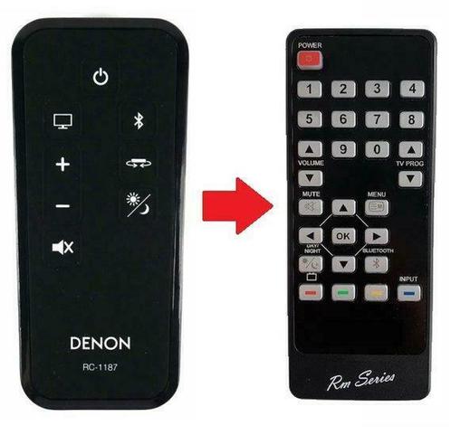 Alternatieve Denon RC-1187 afstandsbediening, Audio, Tv en Foto, Afstandsbedieningen, Verzenden