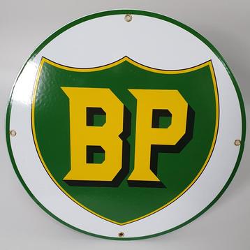 BP vlak emaille bord