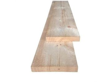ME-vuren houten plank (steigerplank) ±32x200mm C18 gedroogd