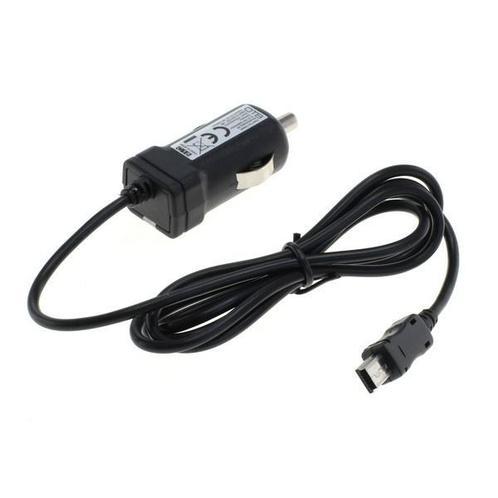 USB Mini B autolader met vaste kabel met TMC, Telecommunicatie, Mobiele telefoons | Telefoon-opladers, Ophalen of Verzenden