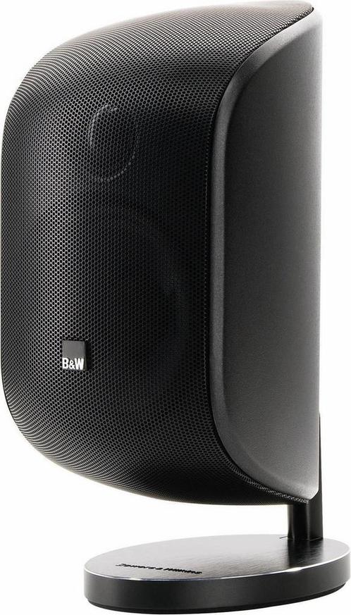 B and W M1(zwart) - Compacte, elegante boekenplank speaker, Audio, Tv en Foto, Luidsprekers, Front, Rear of Stereo speakers, Zo goed als nieuw
