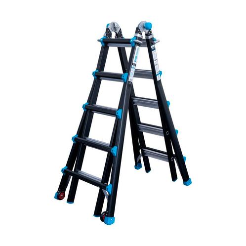 Vouwladder Eurostairs 4x5 - Professionele Kwaliteit, Doe-het-zelf en Verbouw, Ladders en Trappen, Ladder, Nieuw, Opvouwbaar of Inschuifbaar
