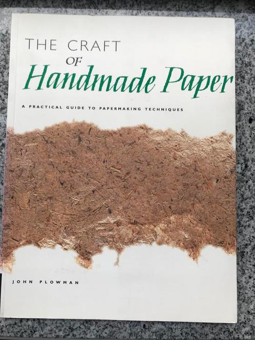 The craft of handmade paper (John Plowman), Boeken, Hobby en Vrije tijd, Scrapbooking en Knutselen, Gelezen, Verzenden