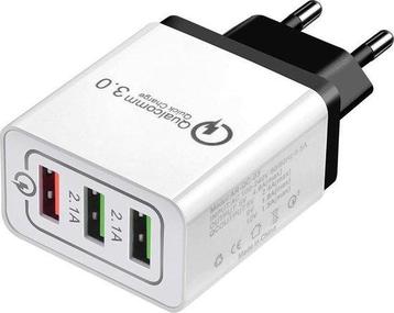 Qualcomm 3.0 | 3 Poort USB Oplader | Thuislader | Snel lader