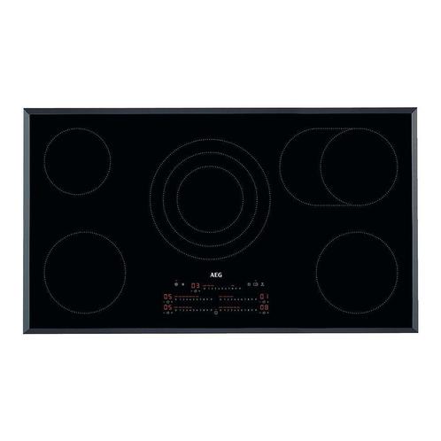 AEG HRE95770FB 90cm keramische kookplaat 5zones Boost, Witgoed en Apparatuur, Kookplaten, Inbouw, Keramisch, Nieuw, 5 kookzones of meer