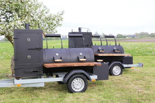 Huur BBQ trailer, BBQ Smokers al vanaf 100,- per dag!, Tuin en Terras, Houtskoolbarbecues, Nieuw, Ophalen