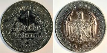 1 Reichsmark Rm Duitsland 1 Reichsmark Probe 1939a Eisen...