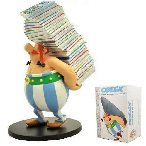 Asterix en Obelix met stapel - Verzamelobject - Kunsthars, Verzamelen, Stripfiguren, Beeldje of Figuurtje, Nieuw, Asterix en Obelix