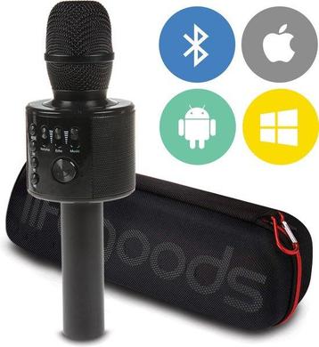 LifeGoods Bluetooth Karaoke Microfoon - Draadloos met HiFi S