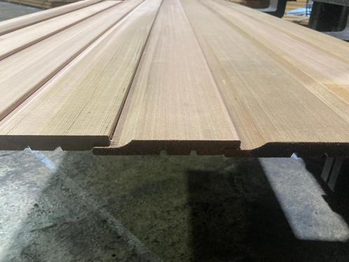 Western Red Cedar- halfhouts rabat – rabat - schuttingplank, Doe-het-zelf en Verbouw, Hout en Planken, Overige houtsoorten, 200 tot 250 cm