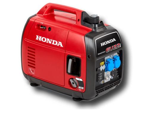 Aggregaat Honda EU22i 2200 Watt 230V, Doe-het-zelf en Verbouw, Aggregaten, Benzine, Nieuw, Elektrisch startend, Geluidgedempt
