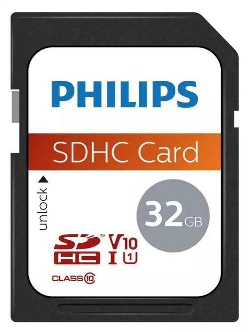 Philips | SDHC | 32 GB | Class 10, Audio, Tv en Foto, Fotografie | Geheugenkaarten, Nieuw, Verzenden