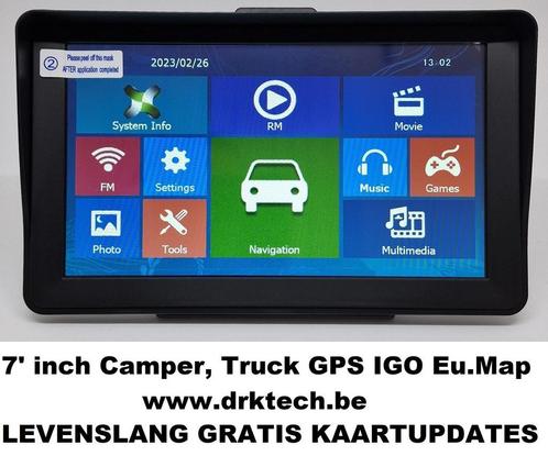 7 Vrachtwagen, Camper, Auto GPS IGO Map, GRATIS KAARTUPDATE, Auto diversen, Autonavigatie, Nieuw, Verzenden