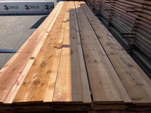 Western Red Cedar-channelsiding–rabatdeel–schuttingdeel-geve, Doe-het-zelf en Verbouw, Hout en Planken, Overige houtsoorten, 300 cm of meer