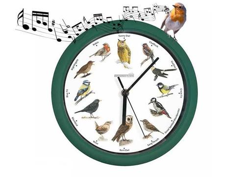 Starlyf Birdsong Clock - Klok met Vogelgeluiden elk, Huis en Inrichting, Woonaccessoires | Klokken, Nieuw, Verzenden
