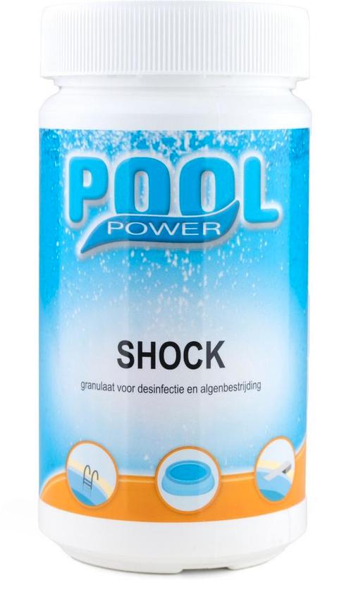 Pool Power chloorshock 1 kg, Tuin en Terras, Zwembad-toebehoren, Overige typen, Nieuw, Verzenden