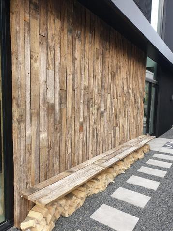 sloophout robuuste wandbekleding sloophouten houten panelen