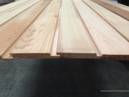 Western Red Cedar, channelsiding – rabatdelen - geveldelen, Doe-het-zelf en Verbouw, Hout en Planken, Overige houtsoorten, 200 tot 250 cm