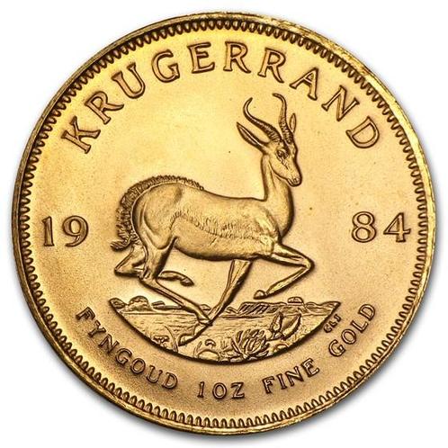 Gouden Krugerrand 1 oz 1984, Postzegels en Munten, Munten | Afrika, Losse munt, Goud, Zuid-Afrika, Verzenden